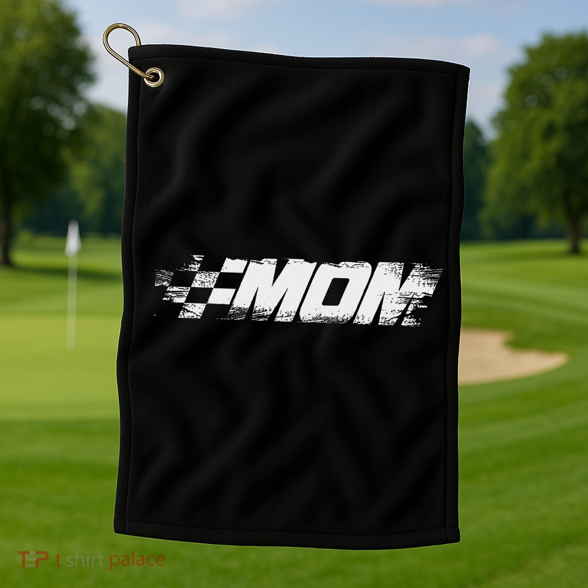 Birthday Party Racing Family Pit Crew Race Car Mom Golf Towel