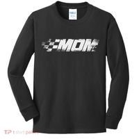 Birthday Party Racing Family Pit Crew Race Car Mom Kids Long Sleeve Shirt thumb 0