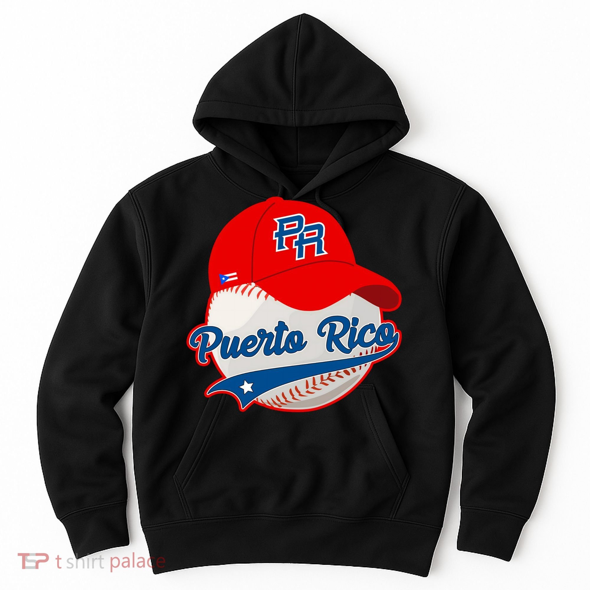 Boricua Puerto Rican Puerto Rico Baseball Hoodie