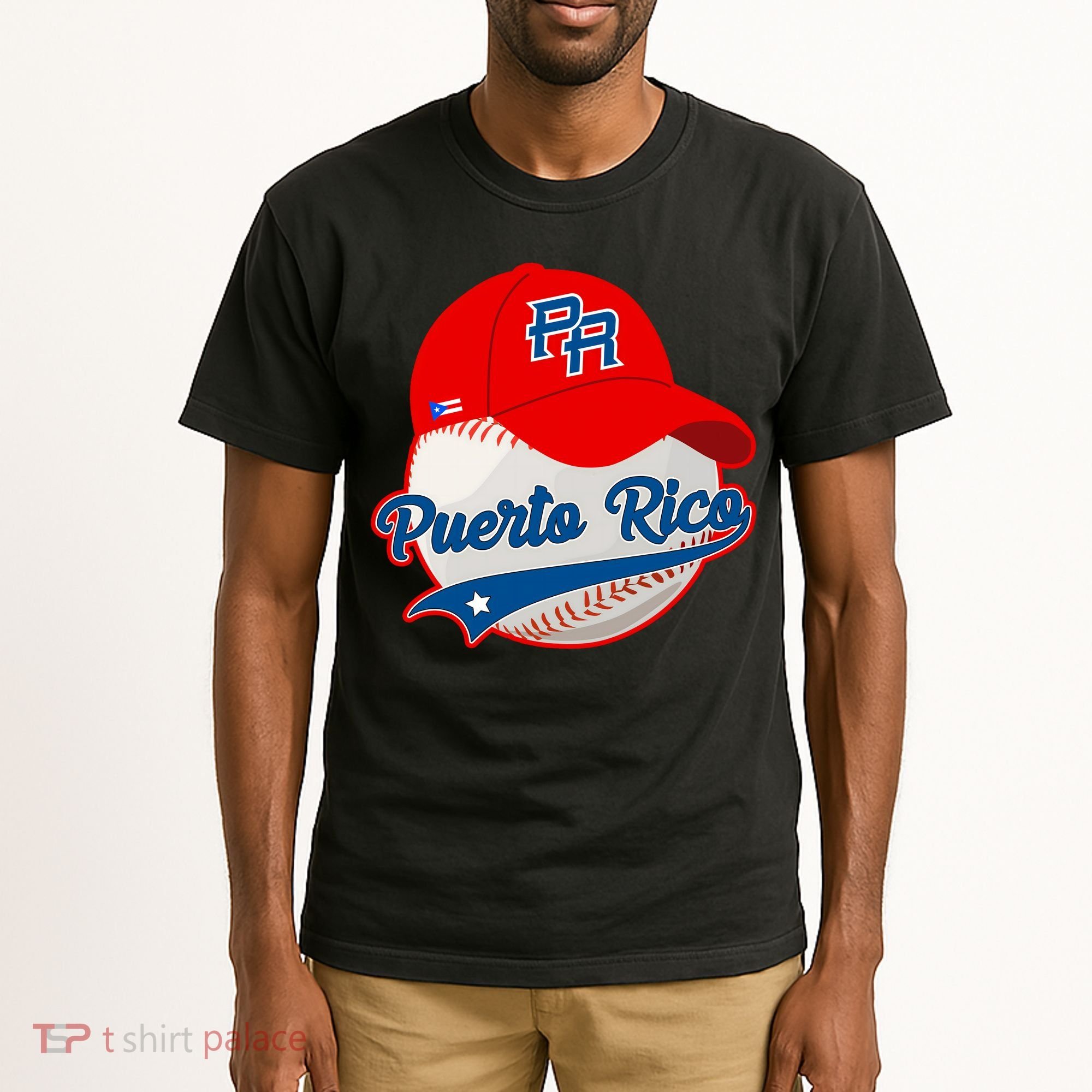 Boricua Puerto Rican Puerto Rico Baseball Tall T-Shirt