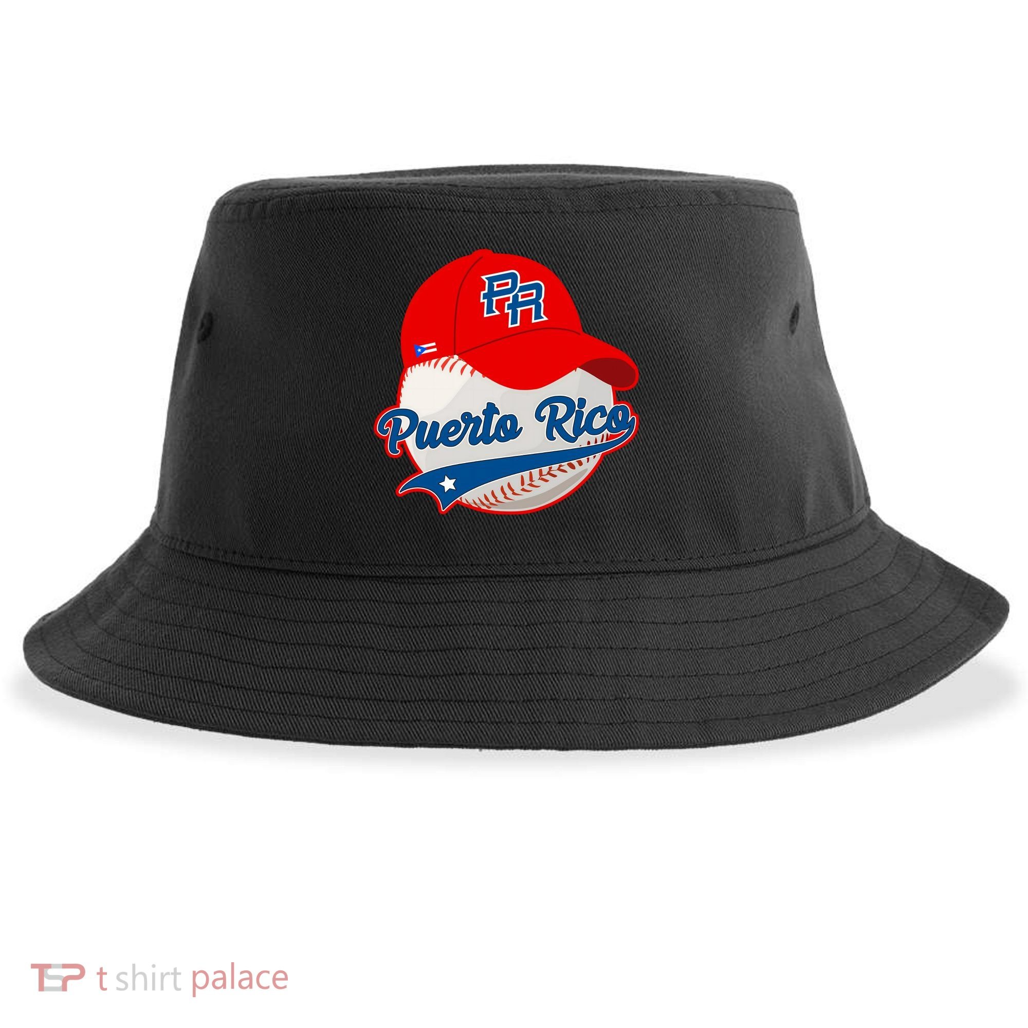 Boricua Puerto Rican Puerto Rico Baseball Sustainable Bucket Hat