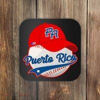 Boricua Puerto Rican Puerto Rico Baseball Coaster thumb 0