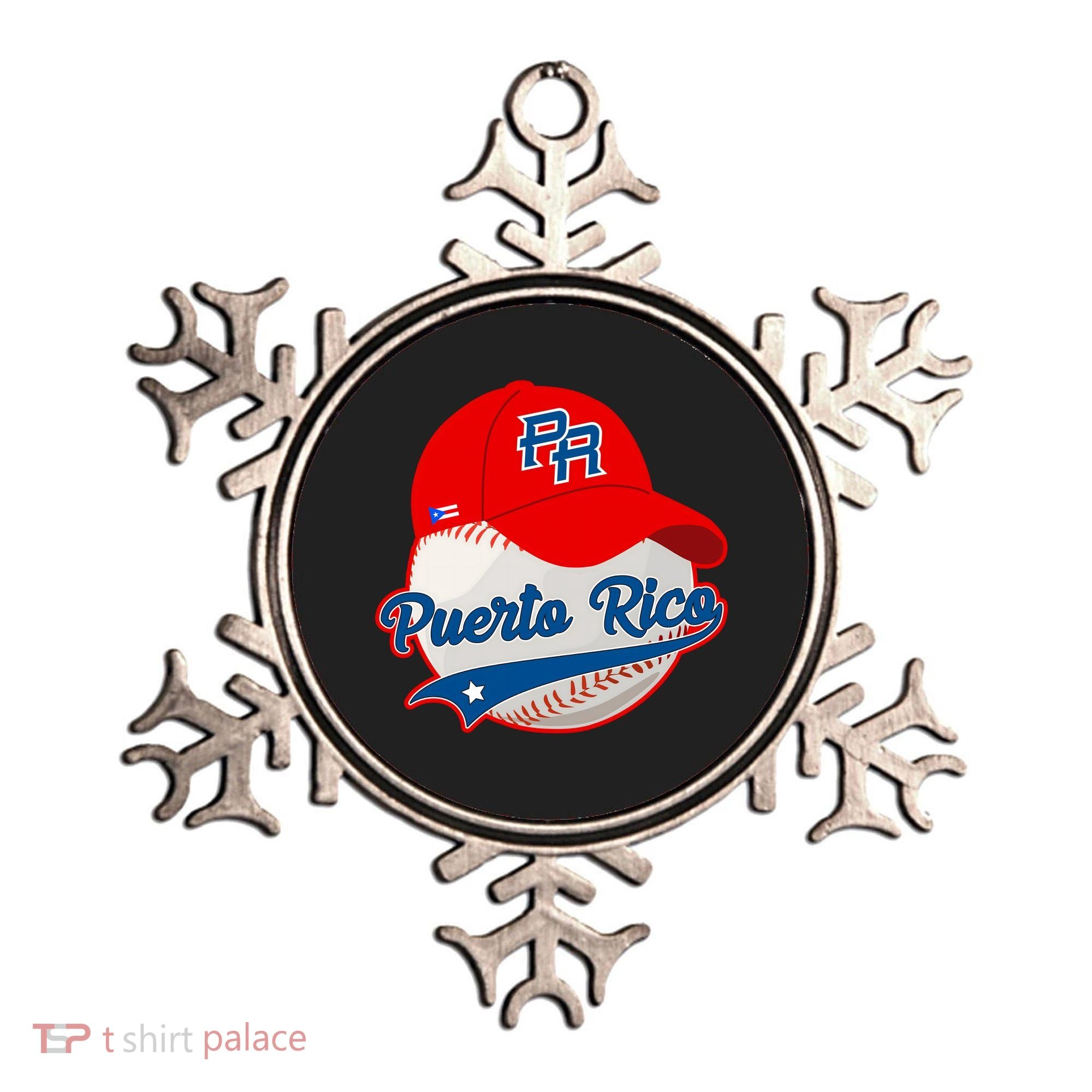 Boricua Puerto Rican Puerto Rico Baseball Ornament