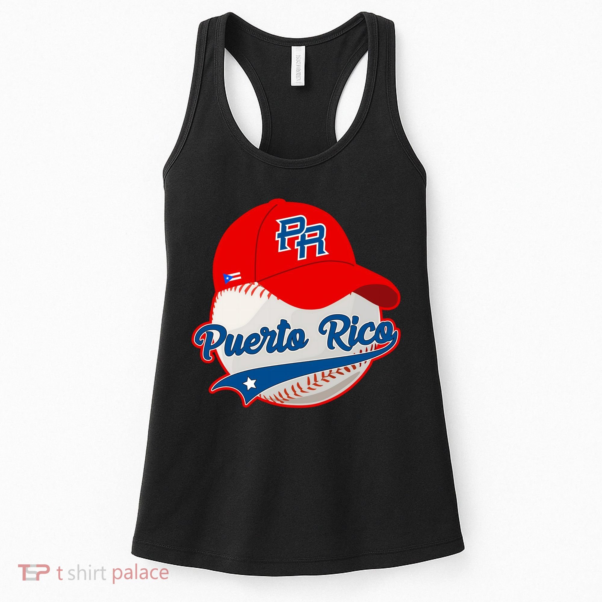 Boricua Puerto Rican Puerto Rico Baseball Women's Tank Top