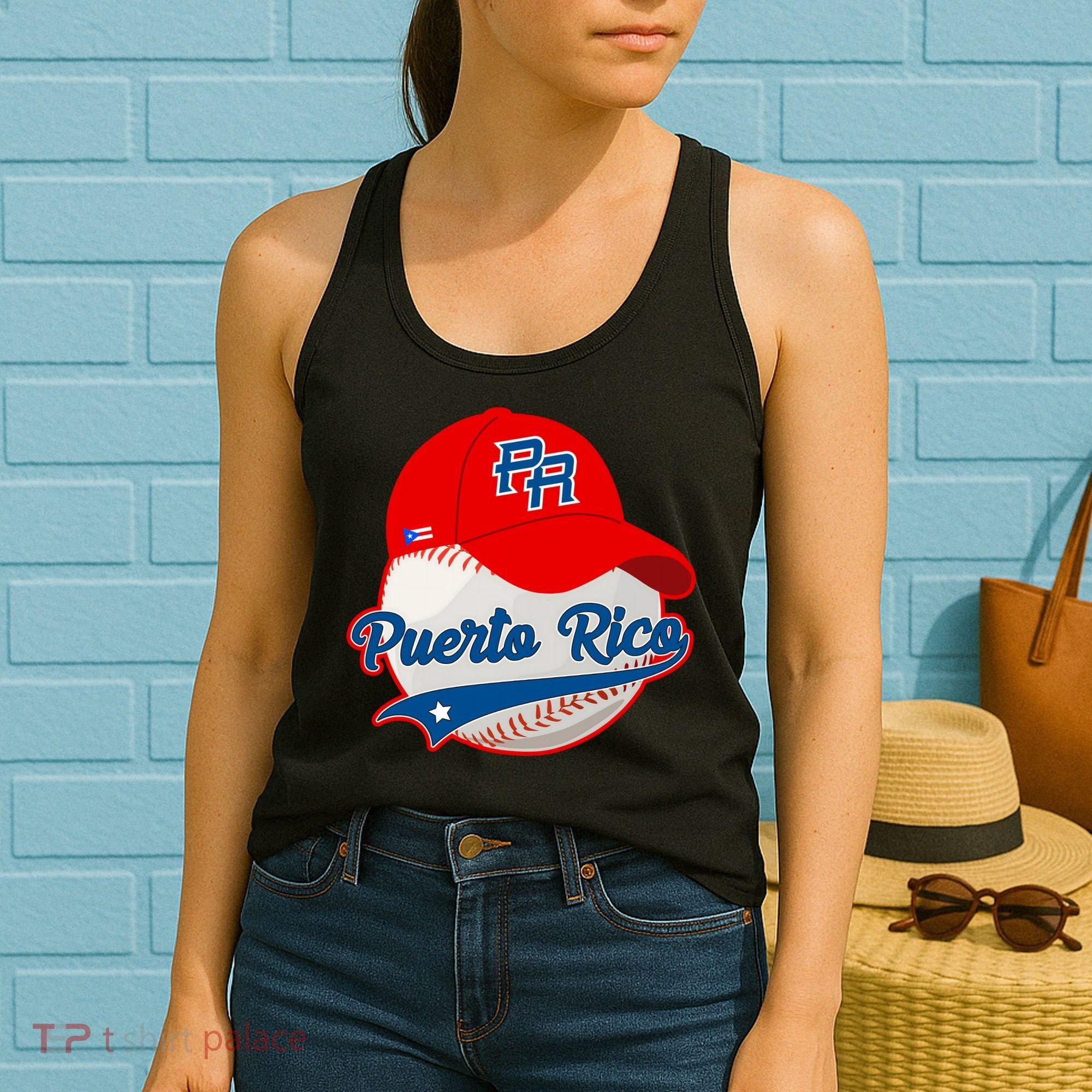 Boricua Puerto Rican Puerto Rico Baseball Women's Tank Top