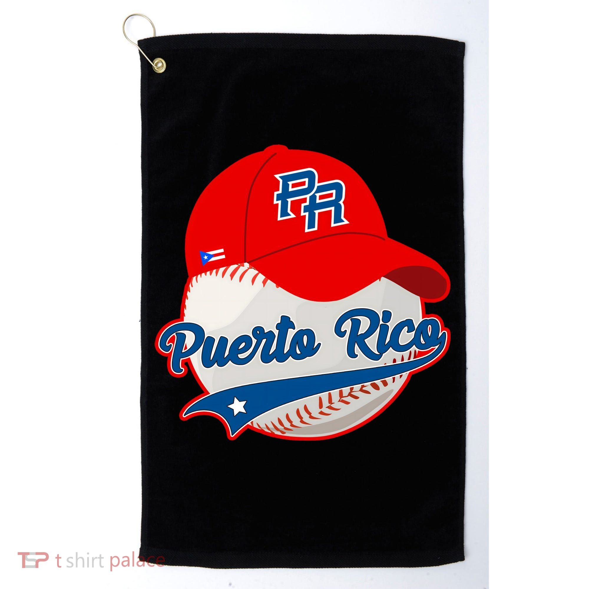 Boricua Puerto Rican Puerto Rico Baseball Golf Towel
