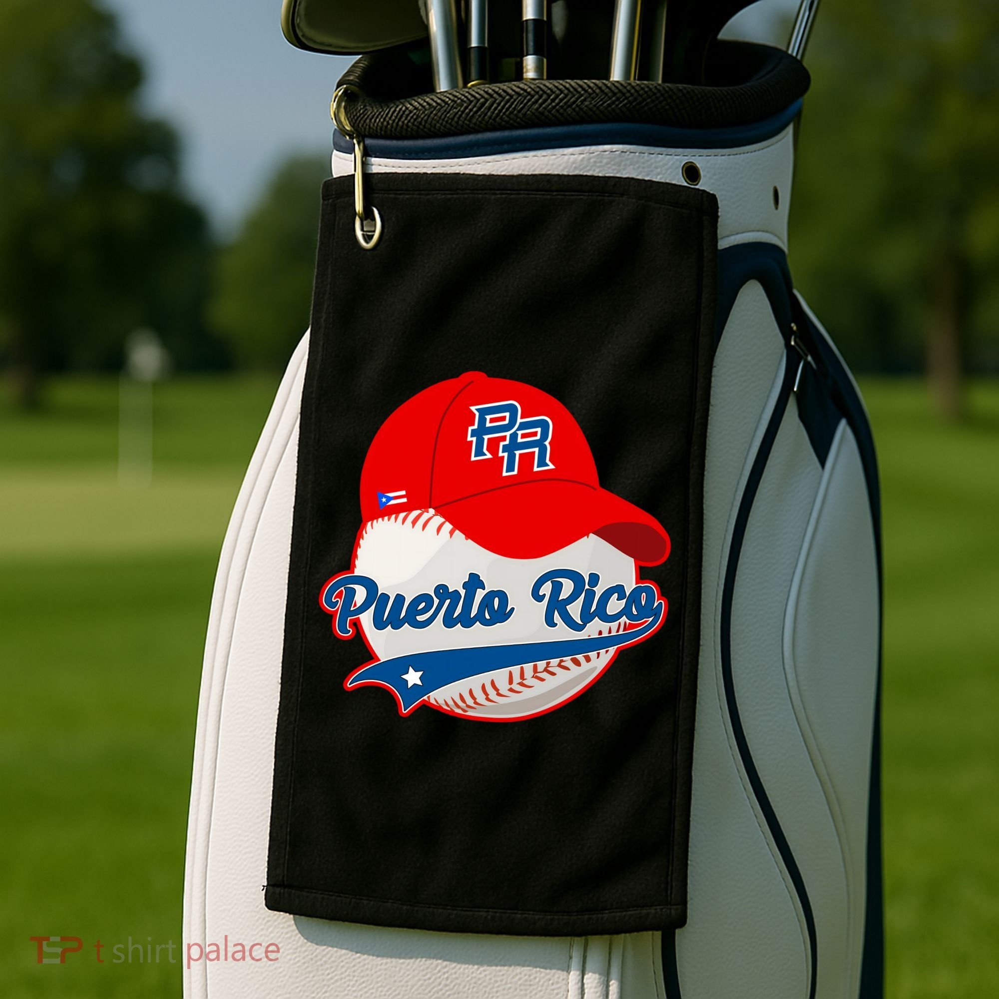 Boricua Puerto Rican Puerto Rico Baseball Golf Towel