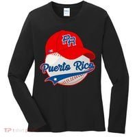 Boricua Puerto Rican Puerto Rico Baseball Women's Long Sleeve Shirt thumb 0
