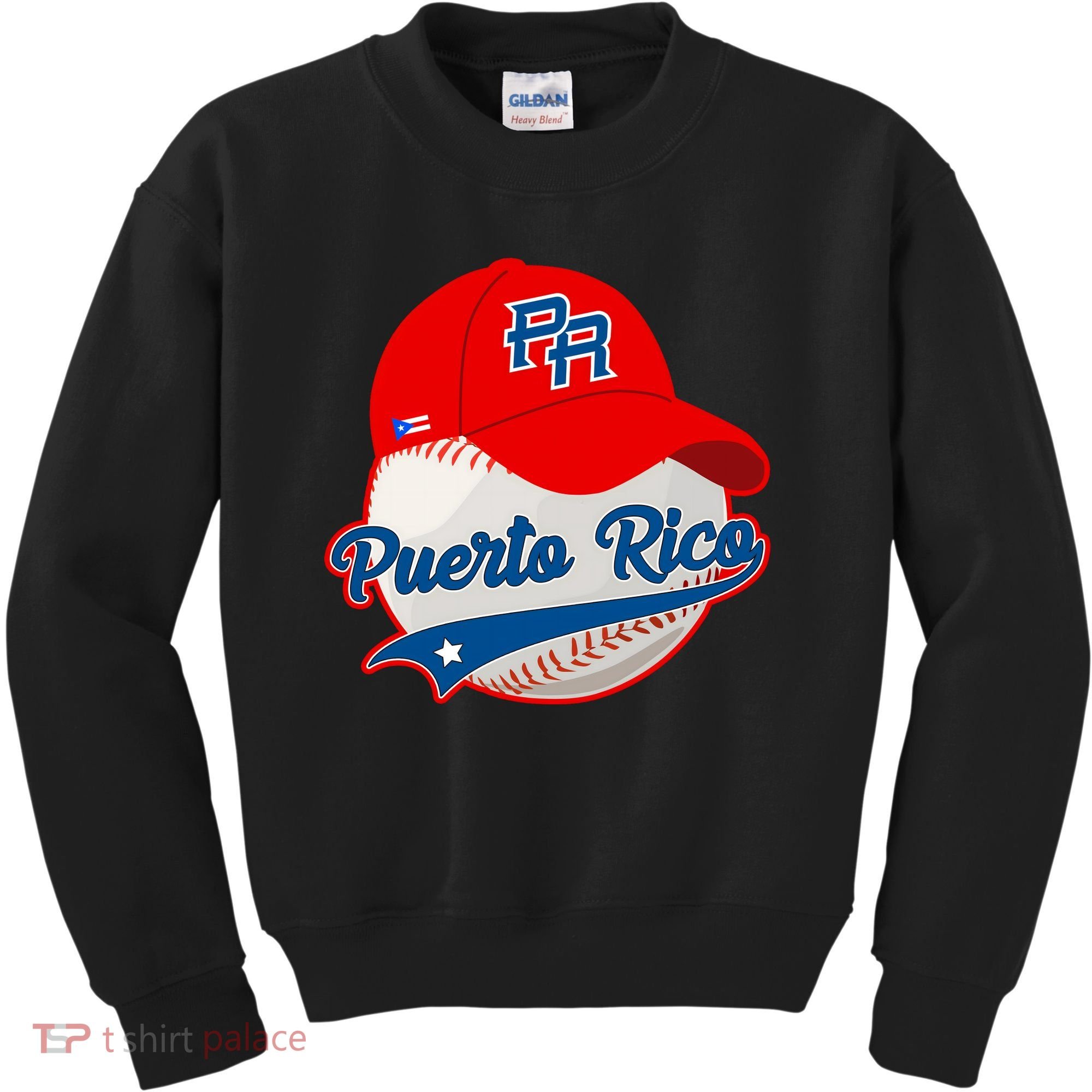 Boricua Puerto Rican Puerto Rico Baseball Kids Sweatshirt