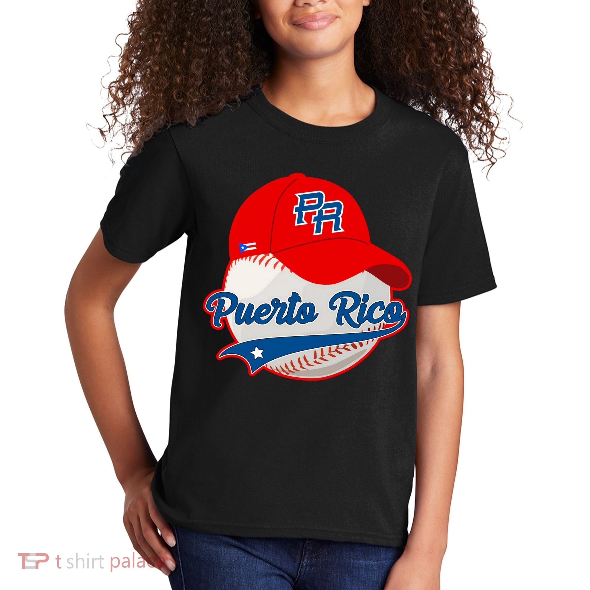 Boricua Puerto Rican Puerto Rico Baseball Kids T-Shirt
