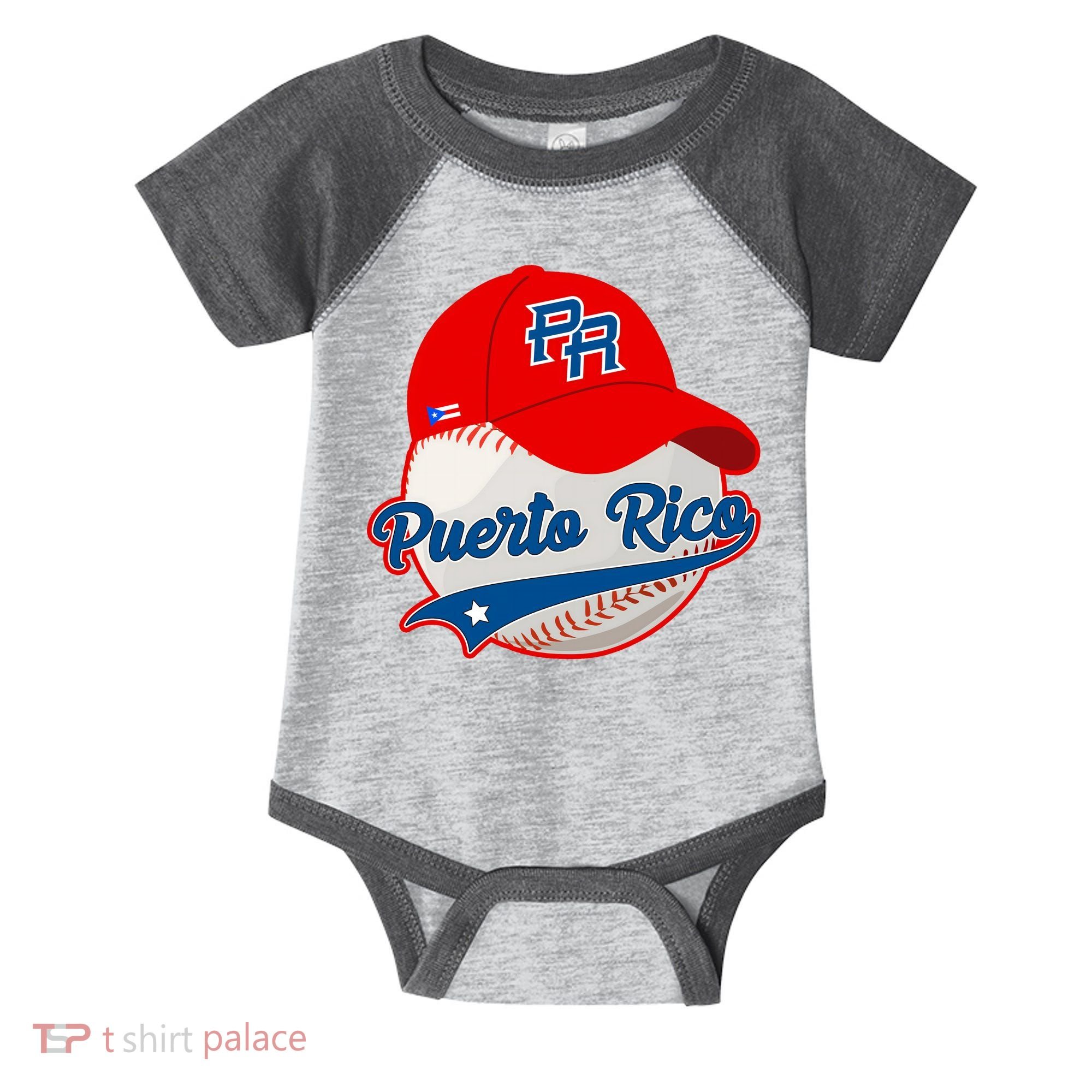 Boricua Puerto Rican Puerto Rico Baseball Infant Baby Jersey Bodysuit