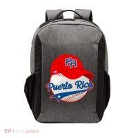 Boricua Puerto Rican Puerto Rico Baseball Vector Backpack thumb 0
