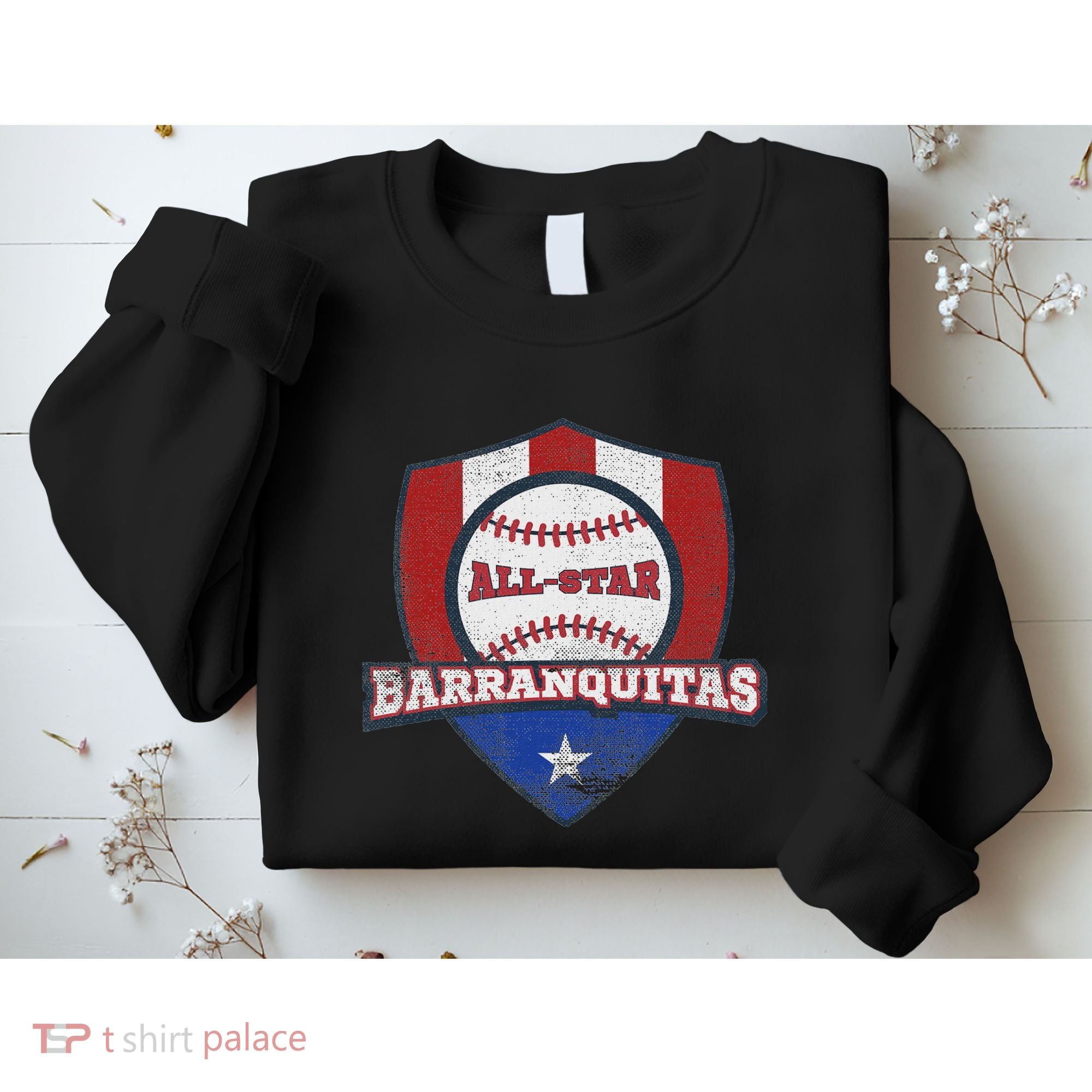Barranquitas Puerto Rico Camisa Puerto Rican World Baseball Sweatshirt