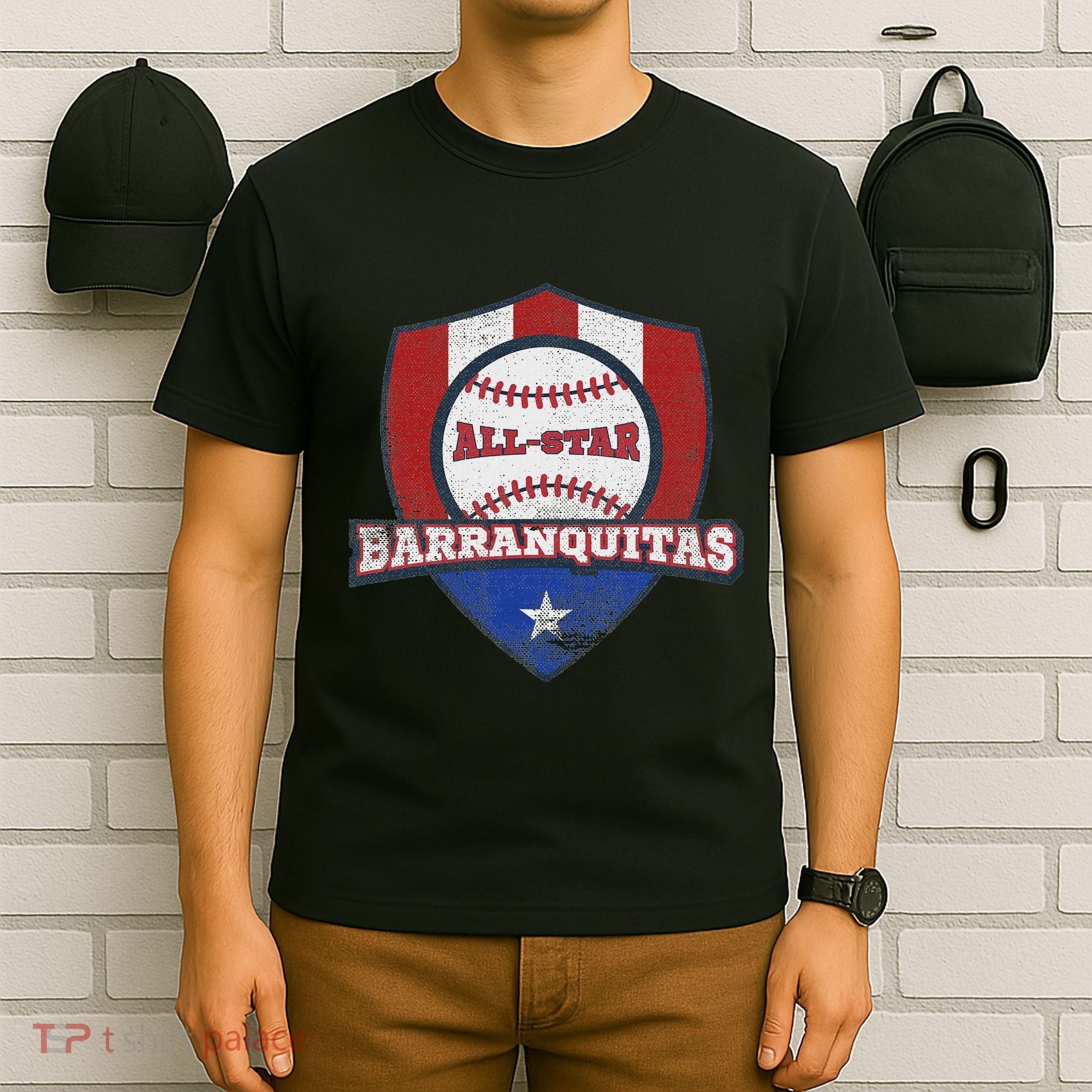Barranquitas Puerto Rico Camisa Puerto Rican World Baseball T-Shirt
