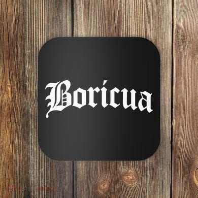 Boricua Puerto Rican Rico Pride Gift Coaster