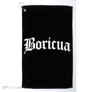Boricua Puerto Rican Rico Pride Gift Golf Towel