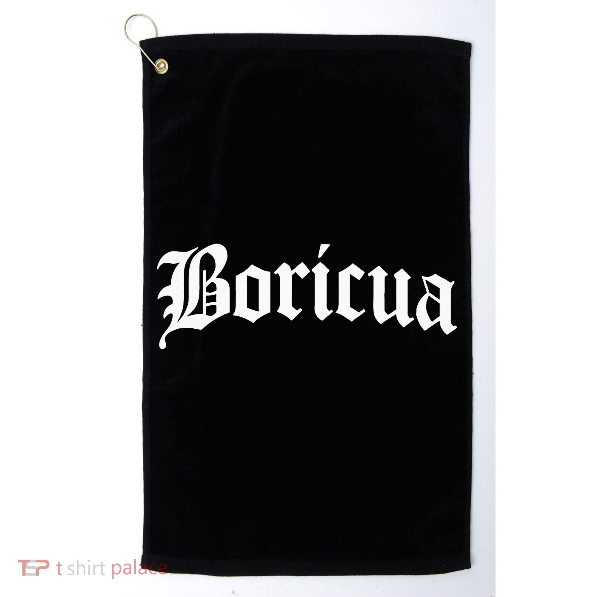 Boricua Puerto Rican Rico Pride Gift Golf Towel