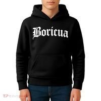 Boricua Puerto Rican Rico Pride Gift Kids Hoodie thumb 4