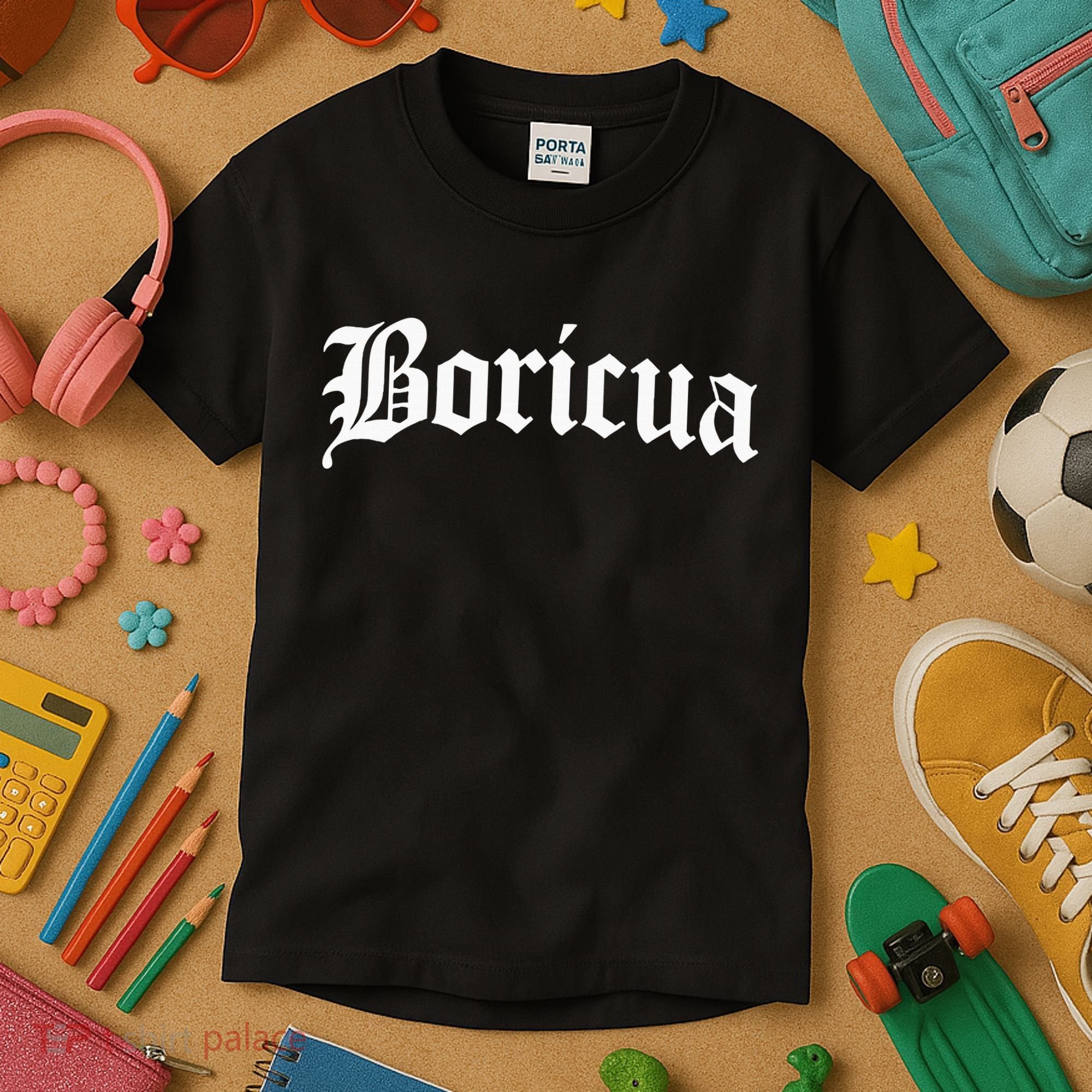 Boricua Puerto Rican Rico Pride Gift Kids T-Shirt