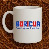 Boricua Puerto Rico Pride Puerto Rican Taino African Spanish Coffee Mug thumb 2