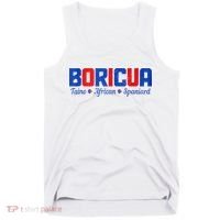 Boricua Puerto Rico Pride Puerto Rican Taino African Spanish Tank Top thumb 0
