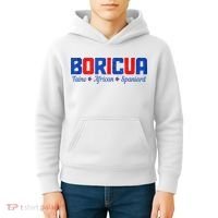 Boricua Puerto Rico Pride Puerto Rican Taino African Spanish Kids Hoodie thumb 4