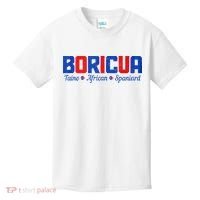 Boricua Puerto Rico Pride Puerto Rican Taino African Spanish Kids T-Shirt thumb 0