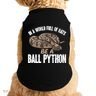 Ball Python Snake Be A Ball Python Cute Gift Doggie Tank