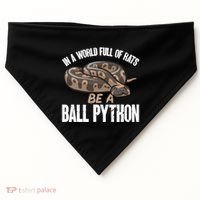 Ball Python Snake Be A Ball Python Cute Gift USA-Made Doggie Bandana thumb 0