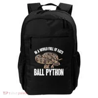 Ball Python Snake Be A Ball Python Cute Gift Backpack thumb 0