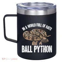 Ball Python Snake Be A Ball Python Cute Gift 12oz Stainless Steel Coffee Mug thumb 2