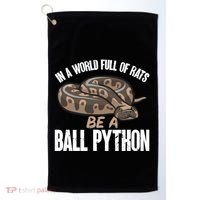 Ball Python Snake Be A Ball Python Cute Gift Golf Towel thumb 0