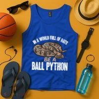 Ball Python Snake Be A Ball Python Cute Gift Tank Top thumb 4