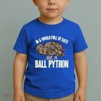 Ball Python Snake Be A Ball Python Cute Gift Toddler T-Shirt thumb 2