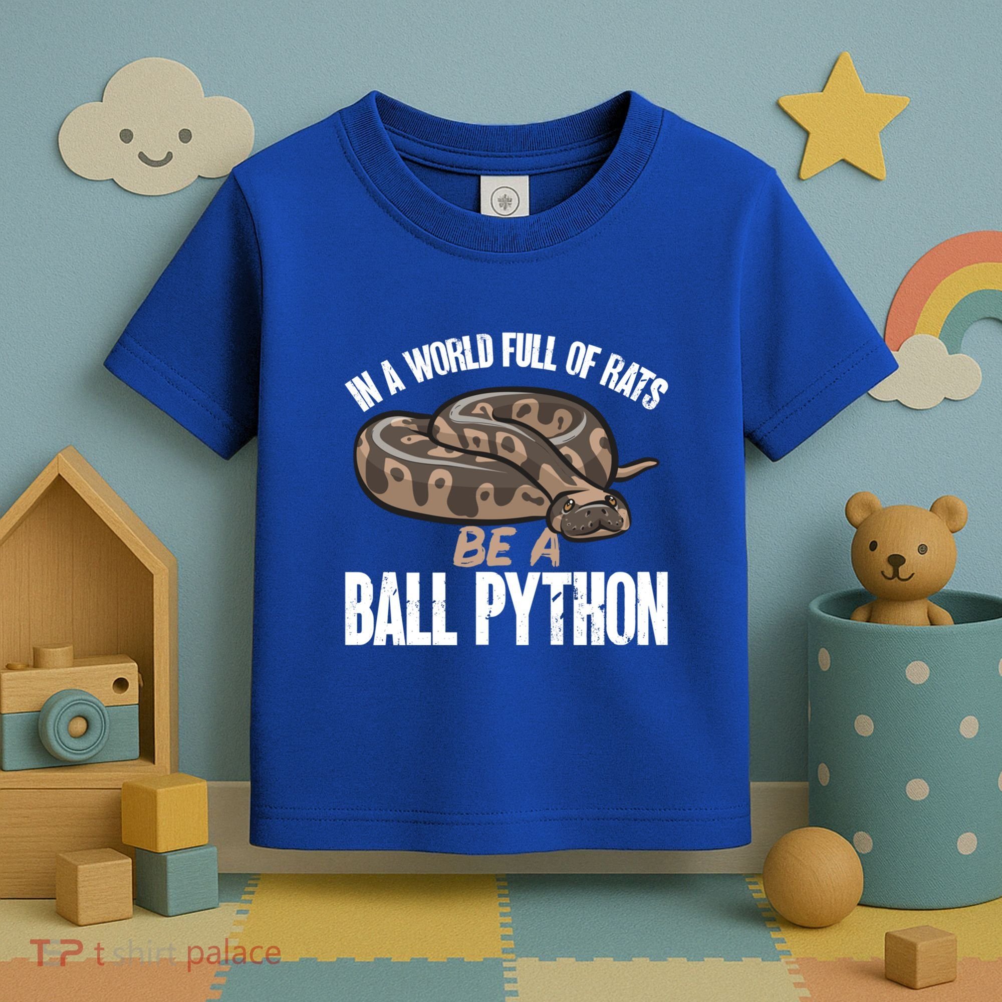 Ball Python Snake Be A Ball Python Cute Gift Toddler T-Shirt