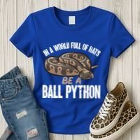 Ball Python Snake Be A Ball Python Cute Gift Women's T-Shirt thumb 3