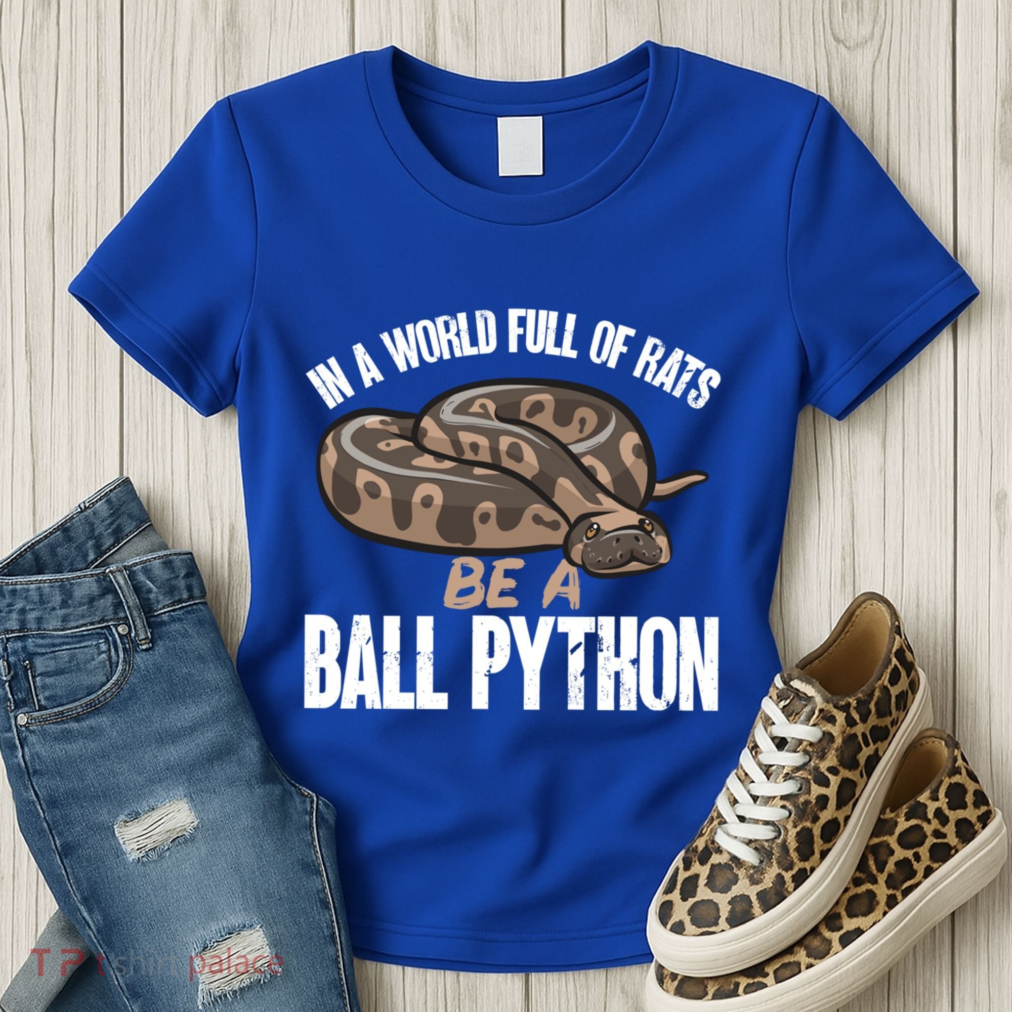 Ball Python Snake Be A Ball Python Cute Gift Women's T-Shirt