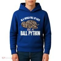 Ball Python Snake Be A Ball Python Cute Gift Kids Hoodie thumb 4