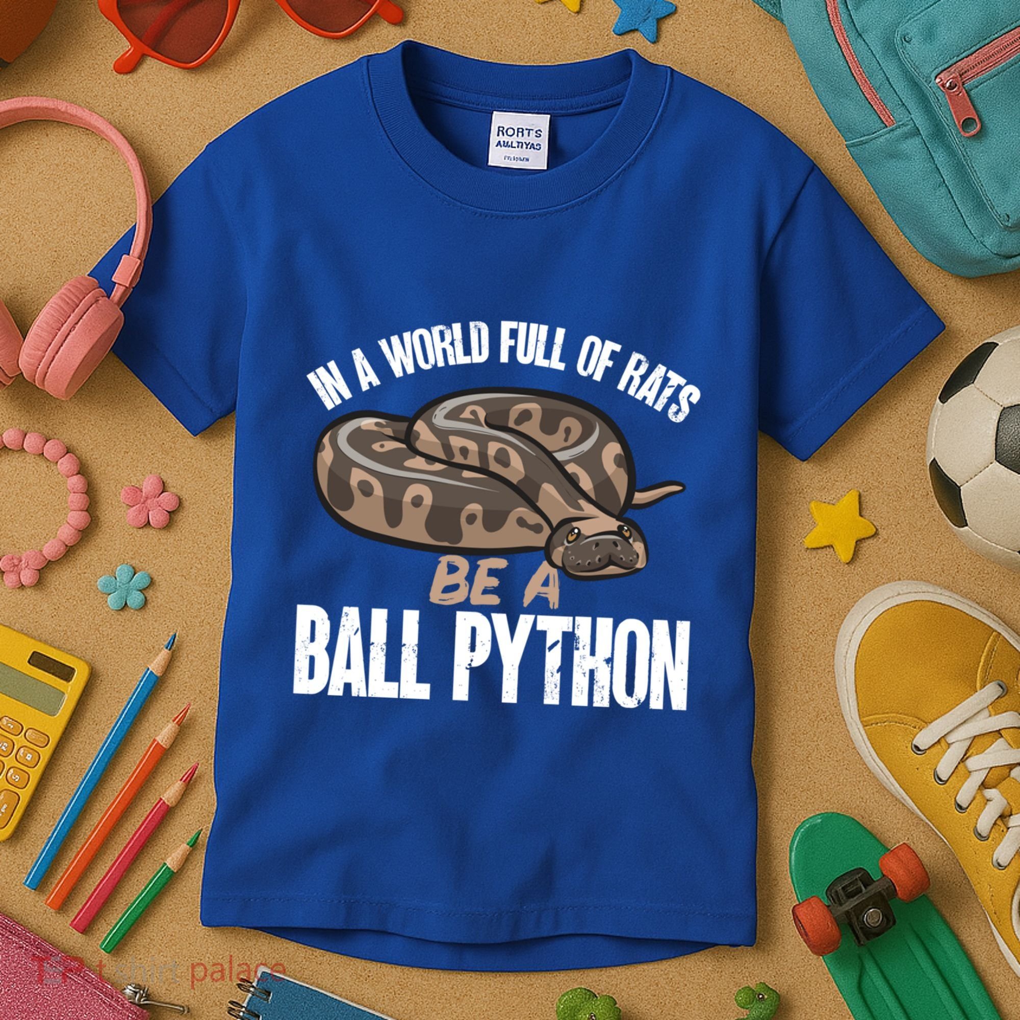 Ball Python Snake Be A Ball Python Cute Gift Kids T-Shirt