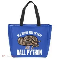 Ball Python Snake Be A Ball Python Cute Gift Tote Bag thumb 0