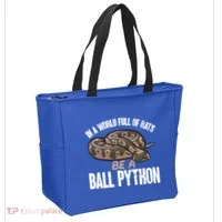 Ball Python Snake Be A Ball Python Cute Gift Tote Bag thumb 2