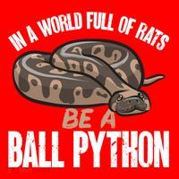 Ball Python Snake Be A Ball Python Cute Gift Santa Hat thumb 1