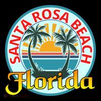 Beach Please Santa Rosa Beach Florida Beach Spring Break Gift Doggie Tank thumb 4