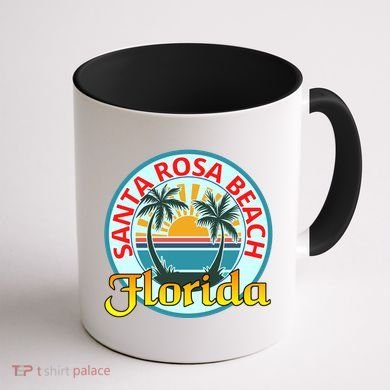 Beach Please Santa Rosa Beach Florida Beach Spring Break Gift Coffee Mug back