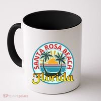 Beach Please Santa Rosa Beach Florida Beach Spring Break Gift Coffee Mug thumb 0