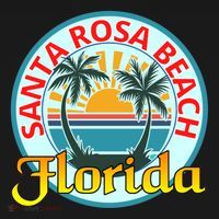 Beach Please Santa Rosa Beach Florida Beach Spring Break Gift Pajama Set thumb 2