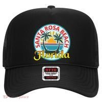Beach Please Santa Rosa Beach Florida Beach Spring Break Gift Hat thumb 0