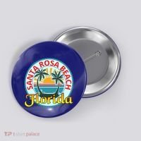 Beach Please Santa Rosa Beach Florida Beach Spring Break Gift Button thumb 0