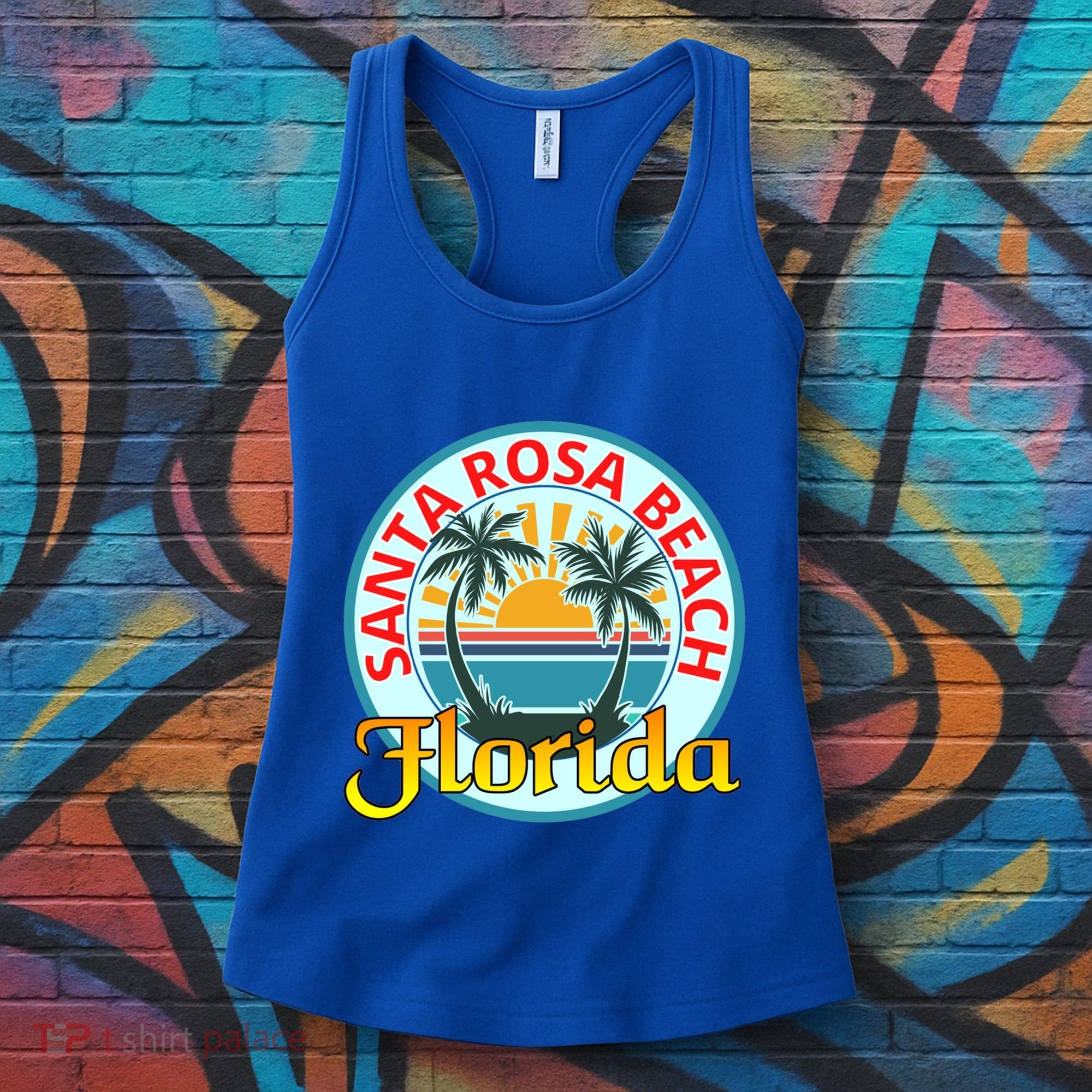 Beach Please Santa Rosa Beach Florida Beach Spring Break Gift Women's Tank Top