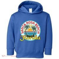 Beach Please Santa Rosa Beach Florida Beach Spring Break Gift Toddler Hoodie thumb 0